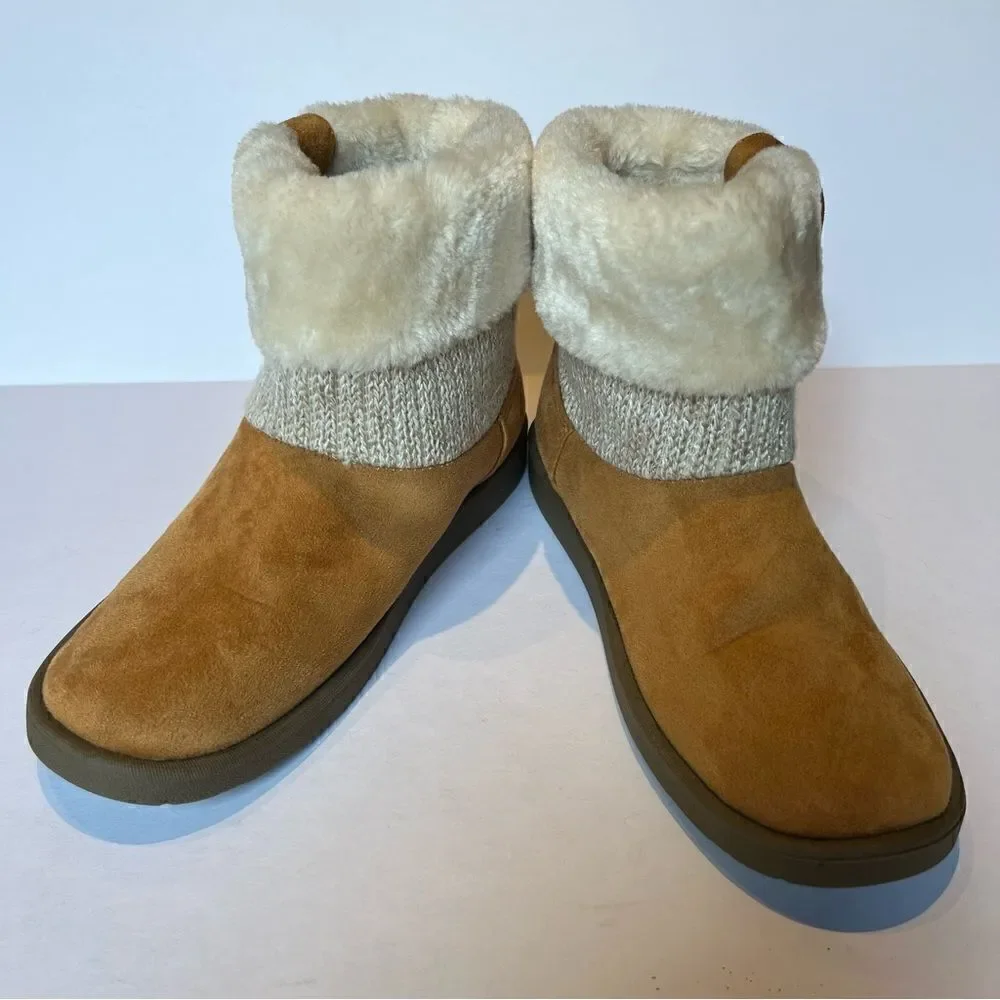 Cute Women's Life Stride Simply Comfort Winter Ankle Boots Light Brown Size 8M